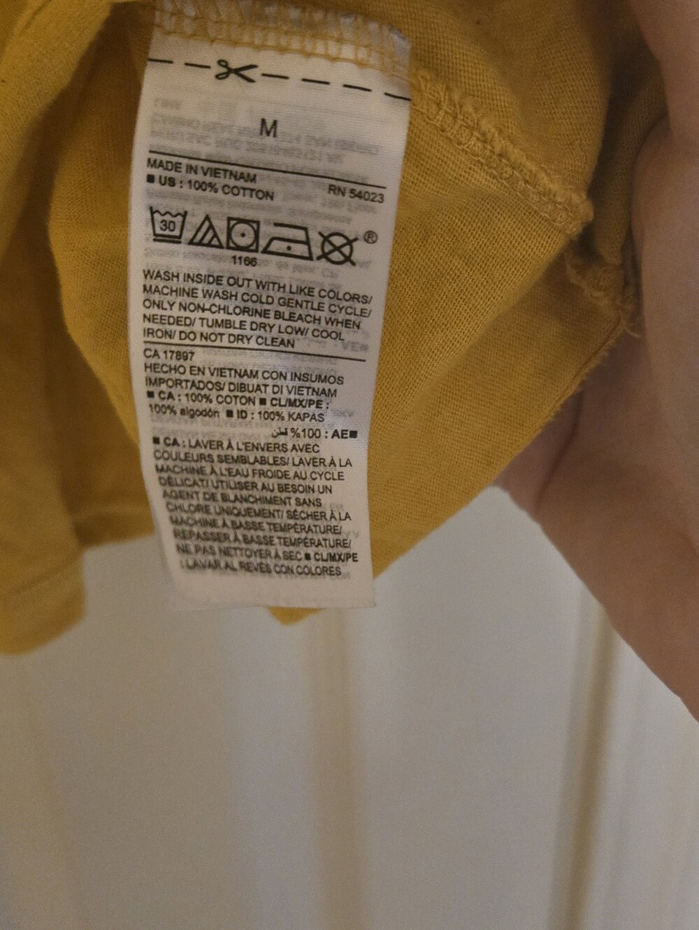 Yellow Ruffled Tank Top - Picture 4 of 4
